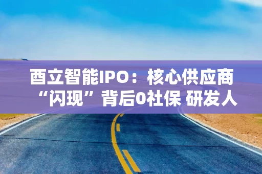 酉立智能IPO：核心供应商“闪现”背后0社保 研发人员多为兼职且学历偏低