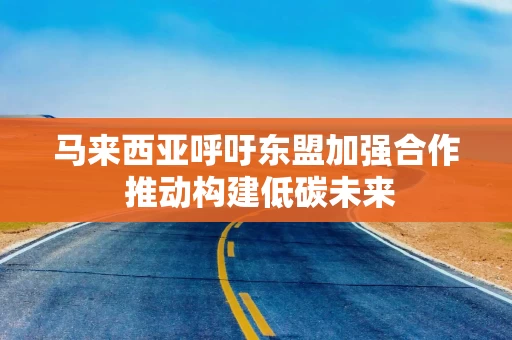 马来西亚呼吁东盟加强合作 推动构建低碳未来