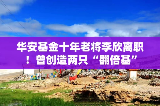 华安基金十年老将李欣离职！曾创造两只“翻倍基”