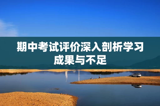 期中考试评价深入剖析学习成果与不足