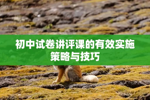 初中试卷讲评课的有效实施策略与技巧