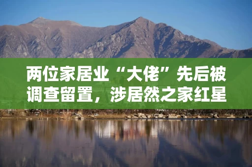 两位家居业“大佬”先后被调查留置，涉居然之家红星美凯龙