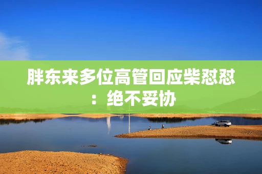 胖东来多位高管回应柴怼怼：绝不妥协