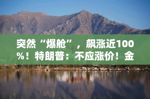 突然“爆舱”，飙涨近100%！特朗普：不应涨价！金价波动将加剧？