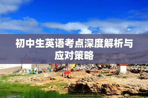 初中生英语考点深度解析与应对策略