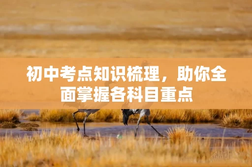 初中考点知识梳理，助你全面掌握各科目重点