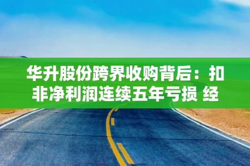 华升股份跨界收购背后：扣非净利润连续五年亏损 经营净现金流常年为负