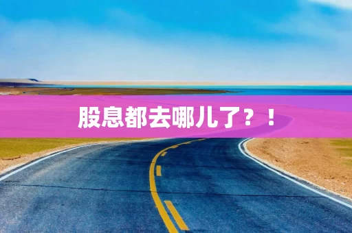 股息都去哪儿了？！