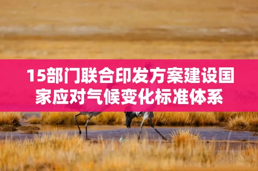 15部门联合印发方案建设国家应对气候变化标准体系