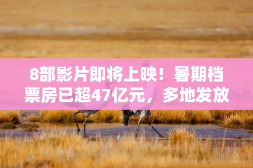 8部影片即将上映！暑期档票房已超47亿元，多地发放电影消费券！