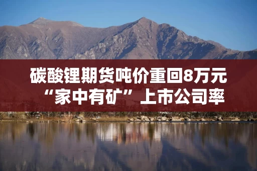 碳酸锂期货吨价重回8万元 “家中有矿”上市公司率先受益