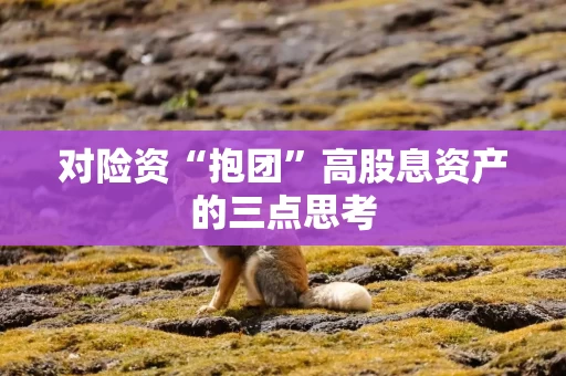 对险资“抱团”高股息资产的三点思考