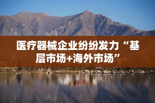 医疗器械企业纷纷发力“基层市场+海外市场”