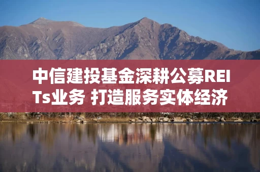 中信建投基金深耕公募REITs业务 打造服务实体经济与投资者利益的新范式