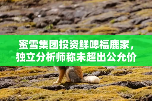 蜜雪集团投资鲜啤福鹿家，独立分析师称未超出公允价格