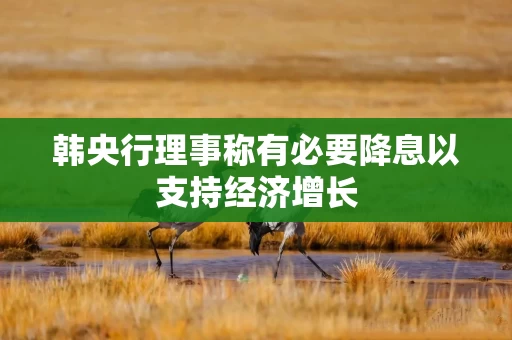 韩央行理事称有必要降息以支持经济增长