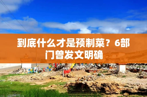 到底什么才是预制菜？6部门曾发文明确