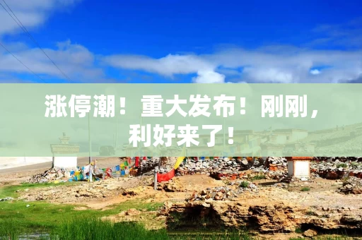 涨停潮！重大发布！刚刚，利好来了！