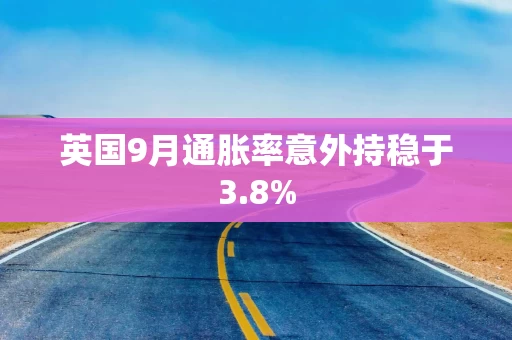英国9月通胀率意外持稳于3.8%