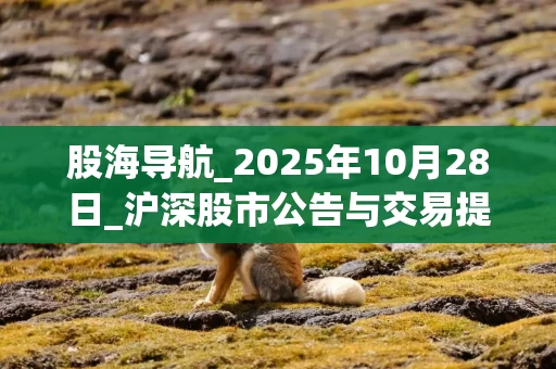 股海导航_2025年10月28日_沪深股市公告与交易提示