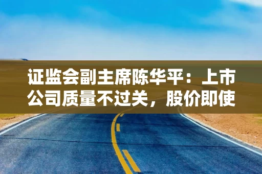 证监会副主席陈华平：上市公司质量不过关，股价即使一时炒高也不可持续