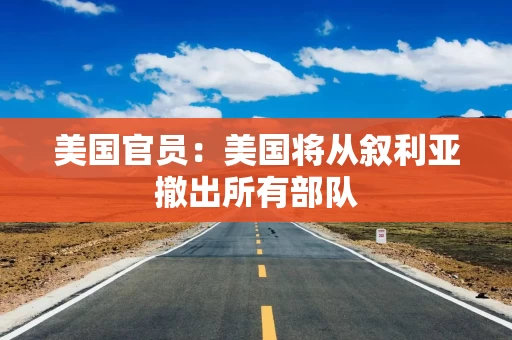 美国官员：美国将从叙利亚撤出所有部队