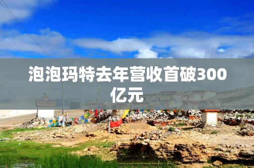 泡泡玛特去年营收首破300亿元