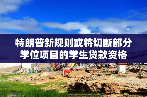 特朗普新规则或将切断部分学位项目的学生贷款资格 特朗普新规则或将切断部分学位项目的学生贷款资格