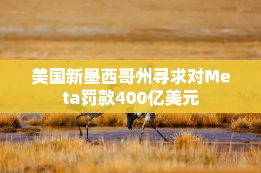 美国新墨西哥州寻求对Meta罚款400亿美元 美国新墨西哥州寻求对Meta罚款400亿美元