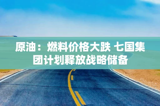 原油：燃料价格大跌 七国集团计划释放战略储备