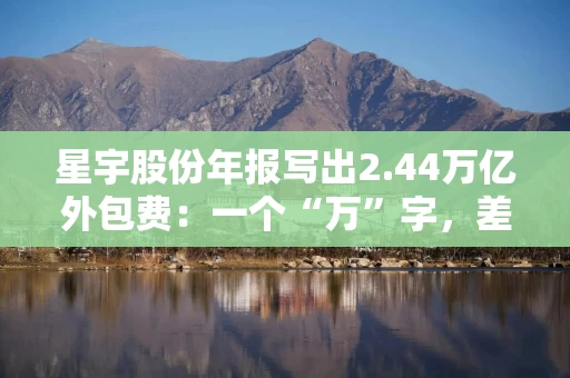 星宇股份年报写出2.44万亿外包费:一个“万”字,差了多远? 星宇股份年报写出2.44万亿外包费:一个“万”字,差了多远?