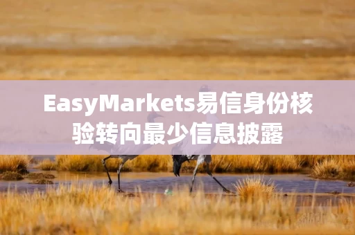 EasyMarkets易信身份核验转向最少信息披露