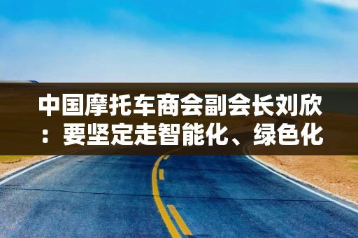 中国摩托车商会副会长刘欣：要坚定走智能化、绿色化、高端化发展路径，以技术迭代替代同质化低价竞争