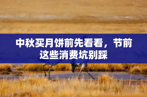 中秋买月饼前先看看，节前这些消费坑别踩