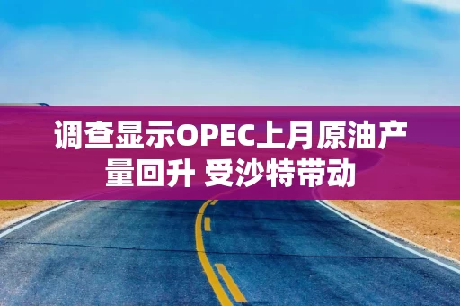 调查显示OPEC上月原油产量回升 受沙特带动
