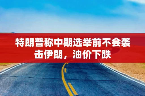 特朗普称中期选举前不会袭击伊朗,油价下跌 特朗普称中期选举前不会袭击伊朗,油价下跌
