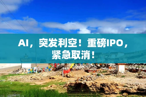 AI，突发利空！重磅IPO，紧急取消！