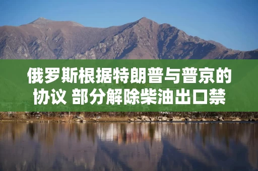 俄罗斯根据特朗普与普京的协议 部分解除柴油出口禁令