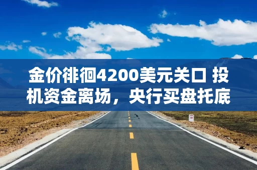 金价徘徊4200美元关口 投机资金离场,央行买盘托底 金价徘徊4200美元关口 投机资金离场,央行买盘托底