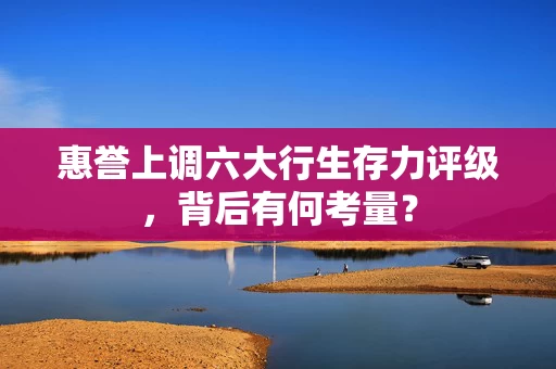 惠誉上调六大行生存力评级，背后有何考量？