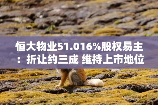 恒大物业51.016%股权易主:折让约三成 维持上市地位 恒大物业51.016%股权易主:折让约三成 维持上市地位