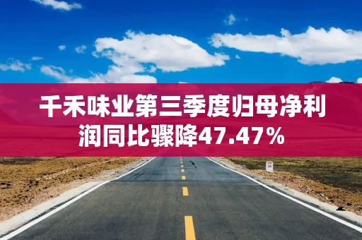 千禾味业第三季度归母净利润同比骤降47.47% 千禾味业第三季度归母净利润同比骤降47.47%