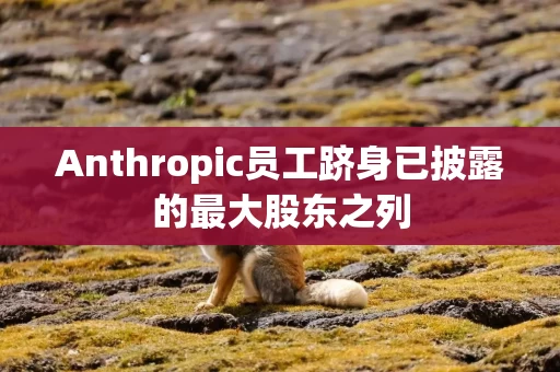 Anthropic员工跻身已披露的最大股东之列