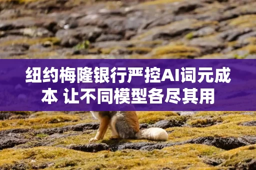 纽约梅隆银行严控AI词元成本 让不同模型各尽其用