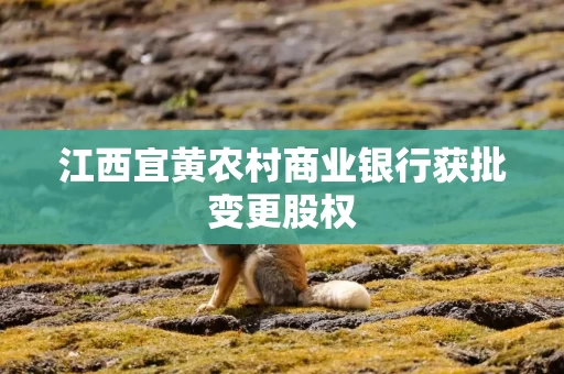 江西宜黄农村商业银行获批变更股权