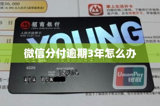 微信分付逾期3年怎么办 微信分付逾期3年怎么办