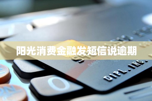 阳光消费金融发短信说逾期