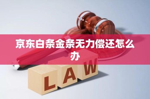 京东白条金条无力偿还怎么办