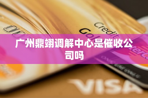 广州鼎翊调解中心是催收公司吗 广州鼎翊调解中心是催收公司吗