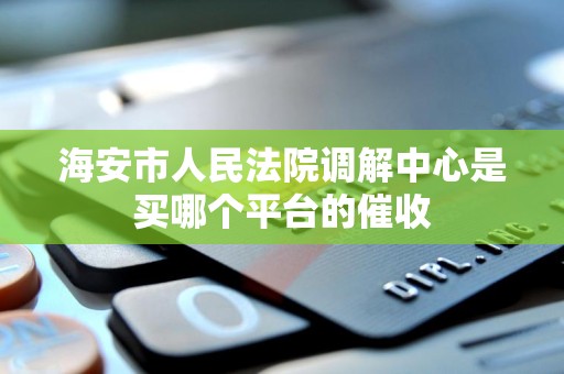 海安市人民法院调解中心是买哪个平台的催收